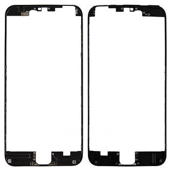 Рамка дисплея LCD iPhone 6S Plus Black з термоклеєм