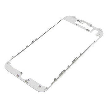 Рамка дисплея LCD iPhone 7 White з термоклеєм
