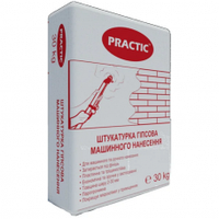 Суміш для машинного нанесення PRACTIC гіпсова (формула МП 75) 30кг(40)