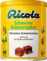 Конфеты, Оригинальные травы, Швейцарский травяной сахар Ricola, 250 g (Германия)