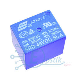 SRD-48VDC-SL-A реле 10А 250В 48VDC