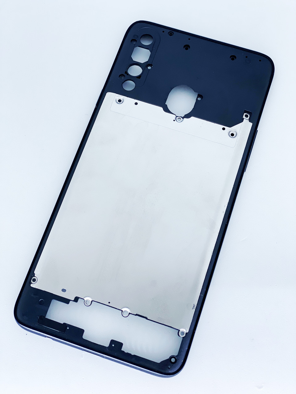 Рамка корпусу Samsung A207F Galaxy A20s 2019, чорна, фото 1