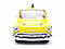 Дитяча колекційна машинка Таксі Kinsmart Chevrolet Bel Air KT5360w металева інерційна відчиняються двері іграшка, фото 4