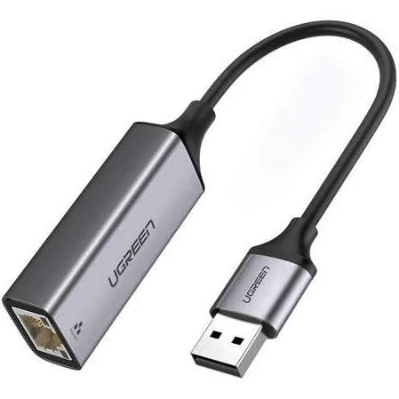 Мережевий Ethernet Адаптер UGREEN USB 3.0 Алюмінієвий Gigabit RJ45 LAN Конвертор 100/1000 Мбіт / с