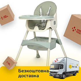 Стільчик для годування Bambi M 4136-2 Olive Оливковий