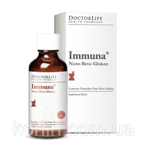 Бета Глюкан Immuna Nano Beta-Glucan Імуностимулятор 100 мл Doctor Life США Доставка з ЄС