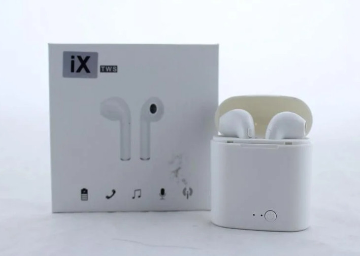 Бездротова Bluetooth стерео гарнітура iX BT i7S TWS White