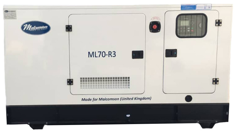 Генератор дизельний 3ф 50 кВт Malcomson ML70-R3