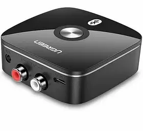 Приймач UGREEN Bluetooth 5.0 з aptX Бездротовий RCA-адаптер в автомобіль з 3,5 мм і 2RCA роз'ємом