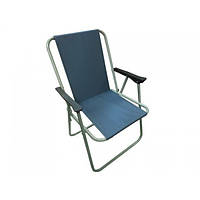 Раскладное кресло "Фидель" стул с подлокотниками. Туристическое складное со спинкой. Складной туристический
