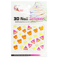 Наклейки 3D для дизайна ногтей Nail Accessory YGYY017