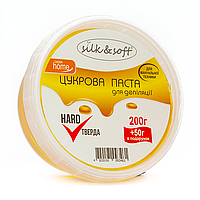 Сахарная паста Silk Soft для депиляции в домашних условиях медовая 200 + 50 г