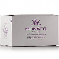 Полотенца одноразовые, Monaco Style, 40см х 70см (100шт. сложенные), сетка
