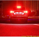 Автолампи червоні P21W 21 LED BA15S 1156 габарити стопи світлодіодні лампи для авто лед лампочки для стопів стоп сигнал led, фото 5