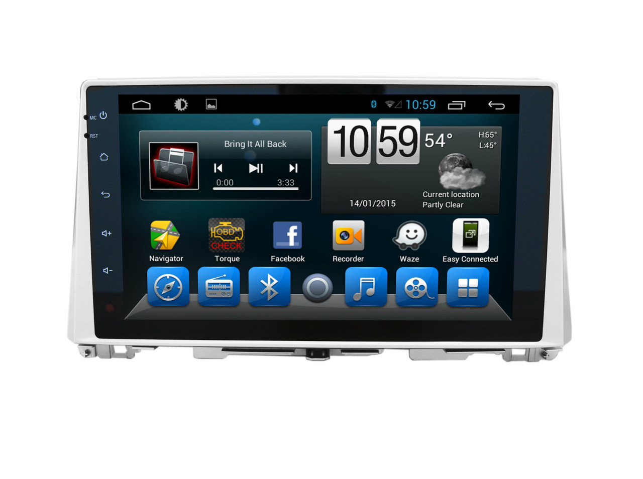 Автомагнітола KIA K5. Kaier KR-1051 Android, без DVD. 4-ядерний процесор