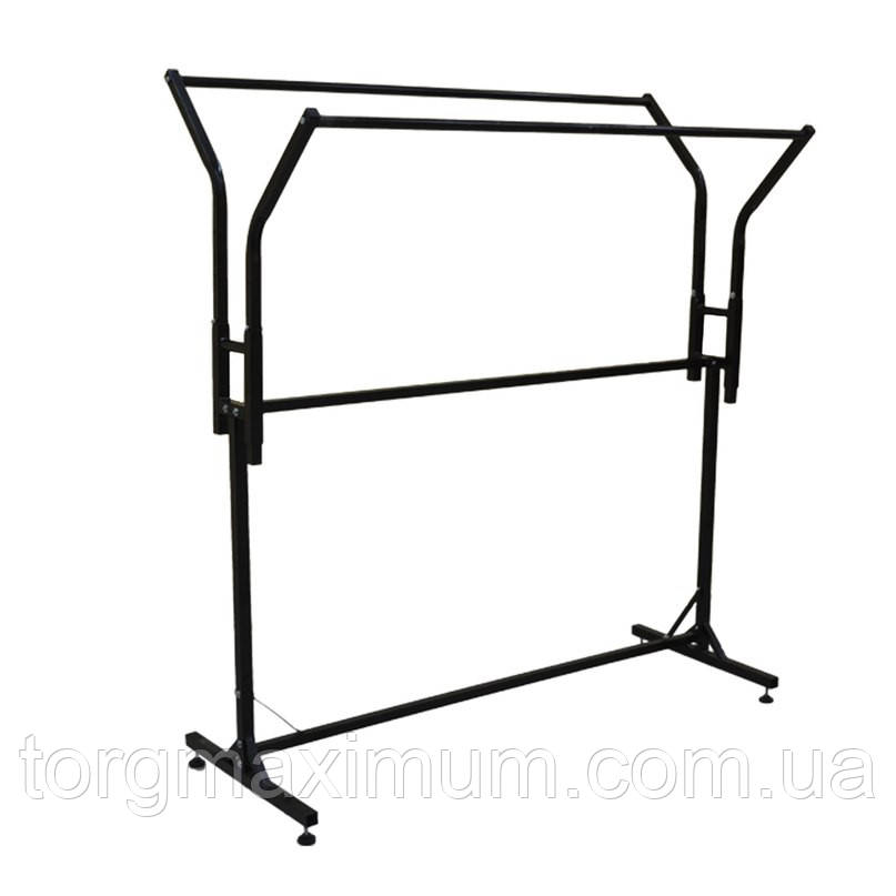 Стійка подвійна чорна (Економ), фото 1