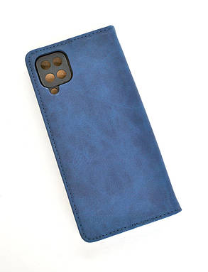 Чохол книжка для телефону Samsung A02s/A025 NANCY на магніті з функцією підставки і кишенею для карток Blue 4you, фото 3