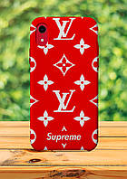 Чехол для apple iphone XR В стиле Supreme Louis Vuitton чехол с принтом