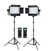 640Вт Набор постоянного света светодиодного Godox LED-500W-2 KIT от сети / автономно