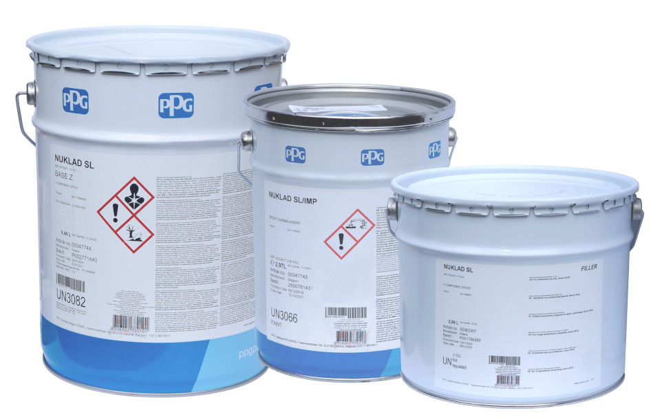 Защитное покрытие для бетона и пола PPG Nuklad грунт + финиш покрытие ...