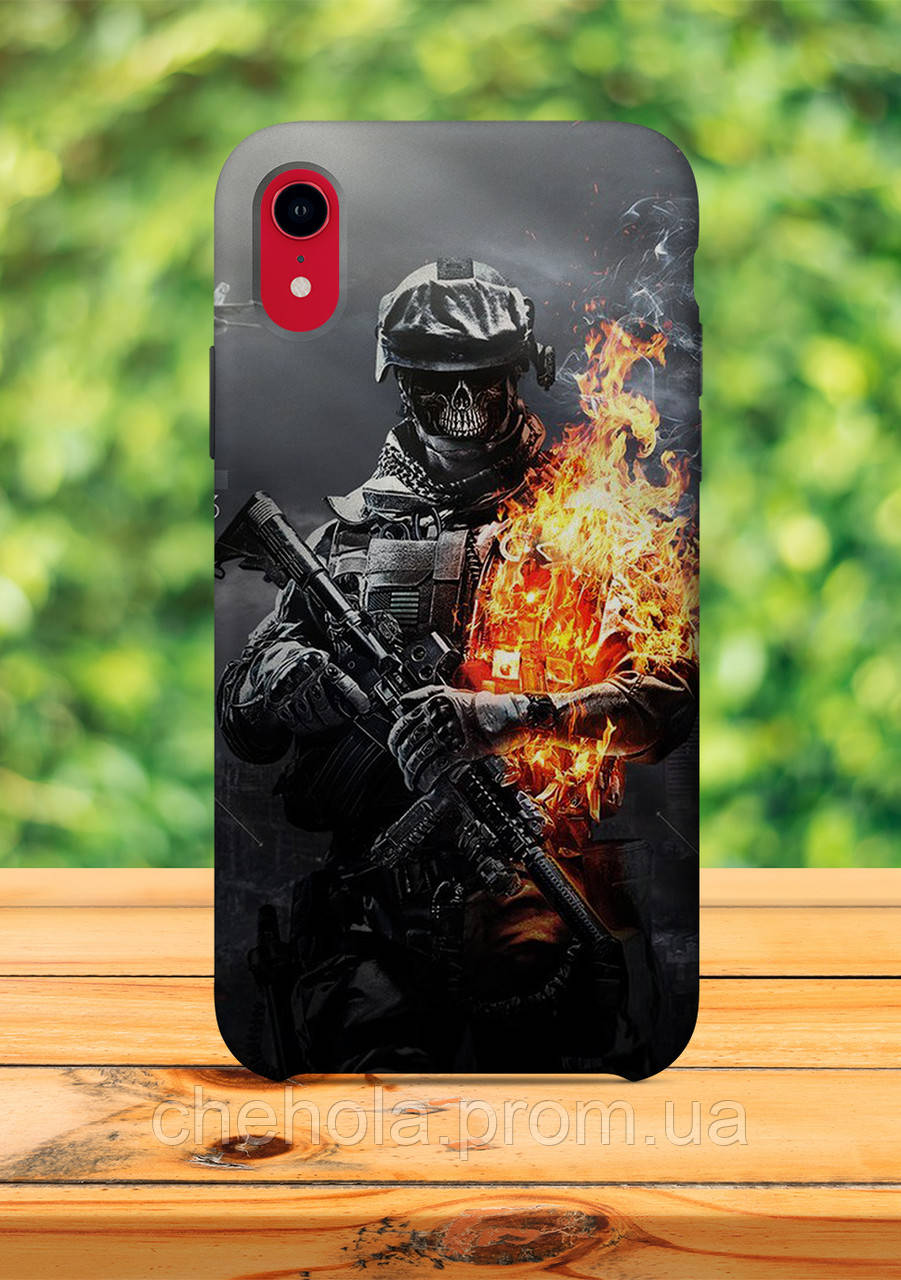 Чехол для apple iphone XR Call Of Duty чехол с принтом - фото 1 - id-p1213832332