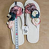 Шлепанці в’єтнамки білі з квітами на плоскій підошві через пальчик жіноче літо 2021, фото 10