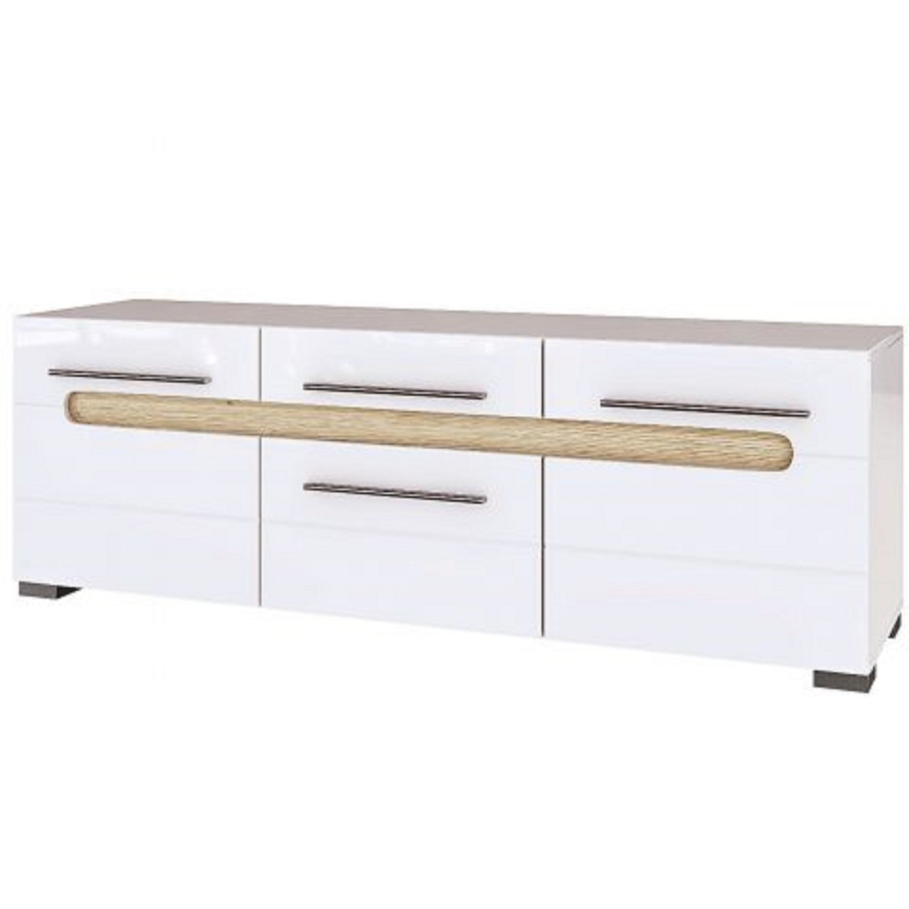 Купить Тумба под телевизор ТВ Бьянко Белая глянцевая МДФ дешево от ...