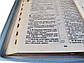 Біблія середня 055 zti шкір.зам. розмір: 14.5 х 20.5 див. на змійці, блакитна (артикул 11552.7), фото 10