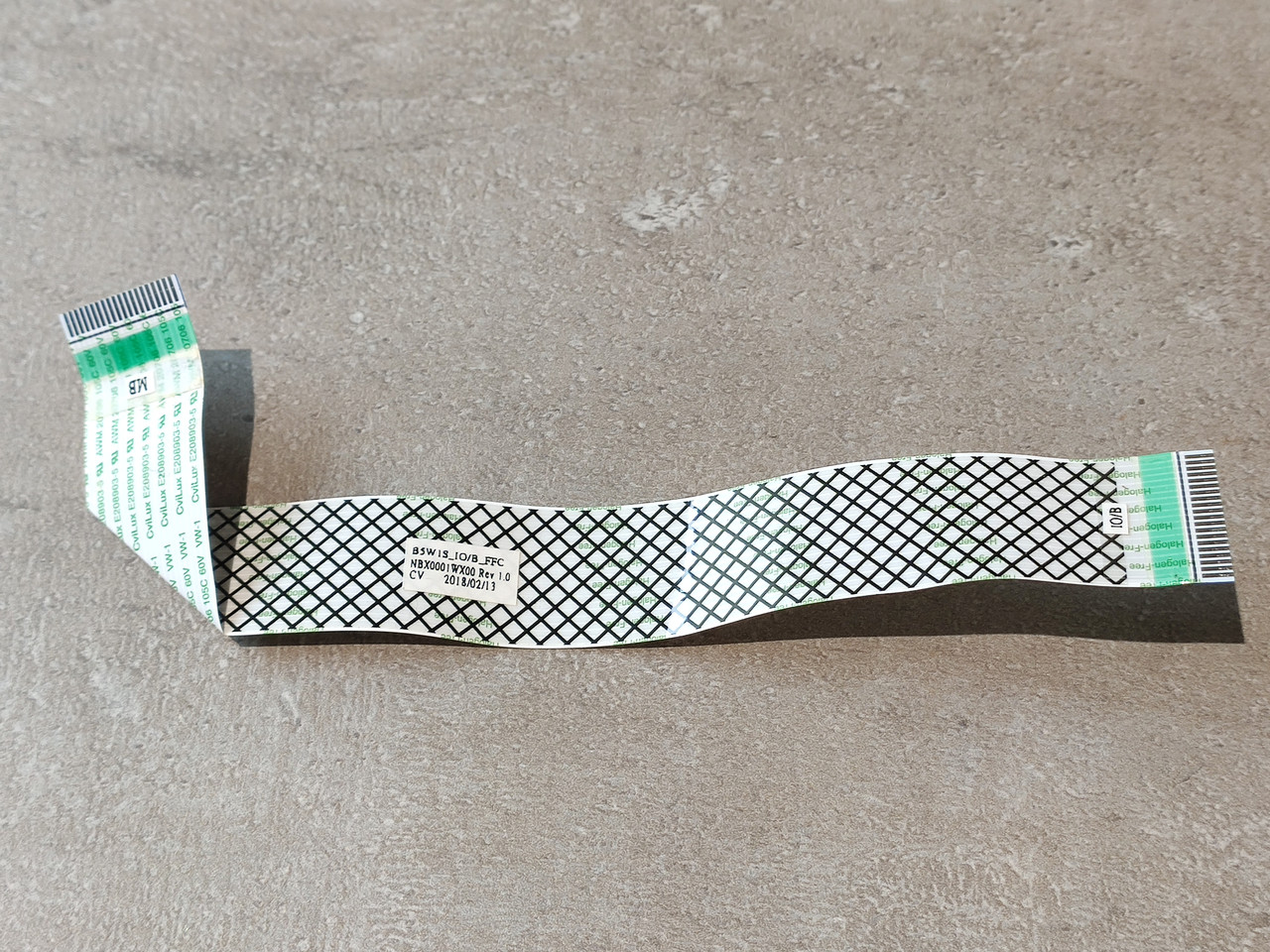 Шлейф міжплатний Acer Aspire ES1-523 Extensa EX2540 до плати USB Audio CR (NBX0001WX00) FFC 20-pin реверсив б/в