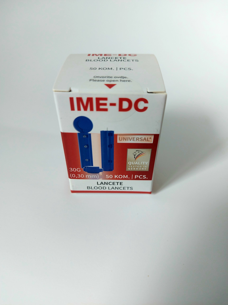 Ланцети універсальні IME-DC-Lancets 30G (ІМЕ-ДІСІ), 50 шт.