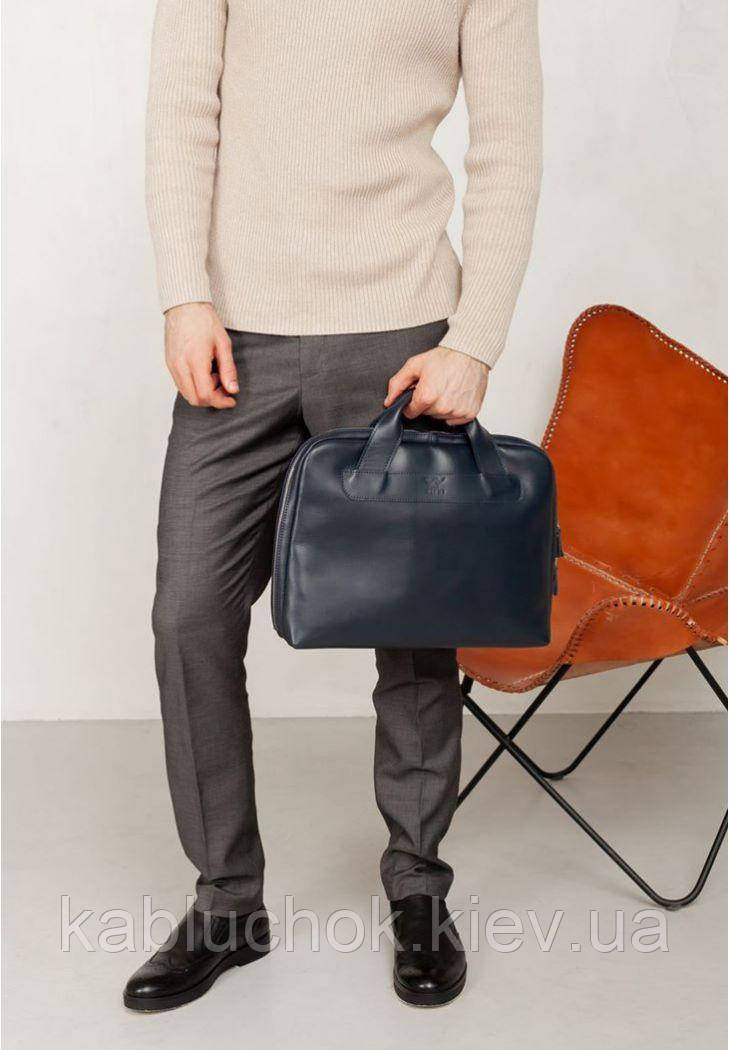 Шкіряна чоловіча ділова сумка Attache Briefcase (4 кольори на вибір)