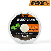 Поводковый матеріал без обплетення Fox Reflex Camo 35lb 20м