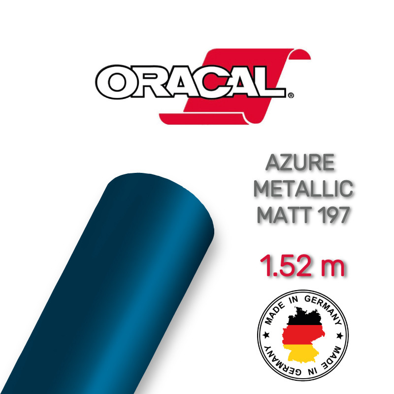 Oracal 970 Azure Metallic Matt 197 - фото 1 - id-p446612732