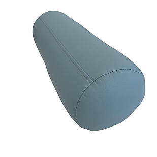 Валик для масажного столу з еко-шкіри 45х15см. блакитний