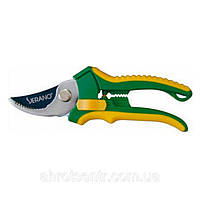 Секатор VERANO 220 мм, діаметр зрізу 19 мм, косий зріз