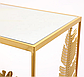 Набір 2-х кавових столів з дзеркальною стільницею Перо золотої 60615, фото 5