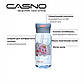 Пляшка для води CASNO 400 мл KXN-1195 Сіра (дельфін) з соломинкою, фото 5