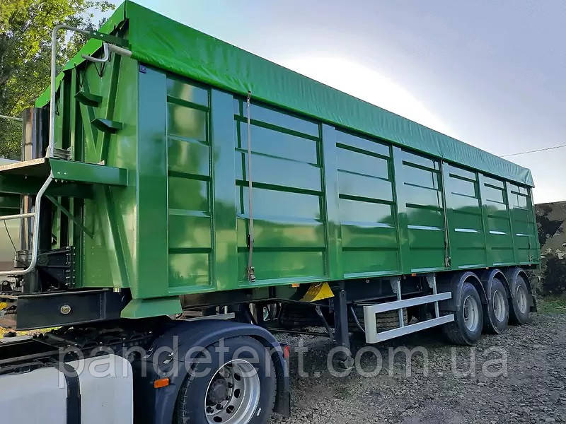 Накидка на контейнеровоз-самоскид з ПВХ 650 грам/м2.