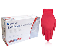 Перчатки нитриловые Safe-Touch Advanced Red без пудры 100шт S 4г