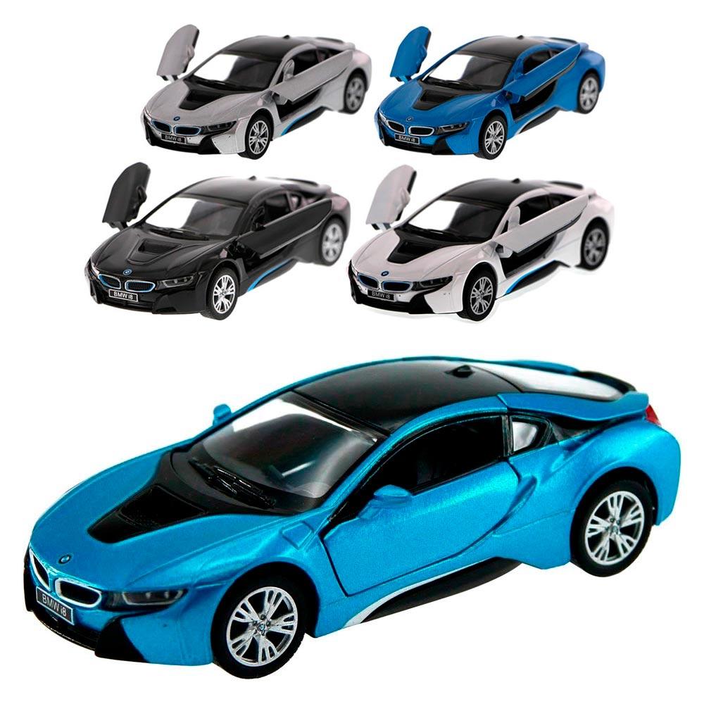 Колекційна машинка BMW I8 KT5379W Kinsmart металева інерційна для дітей