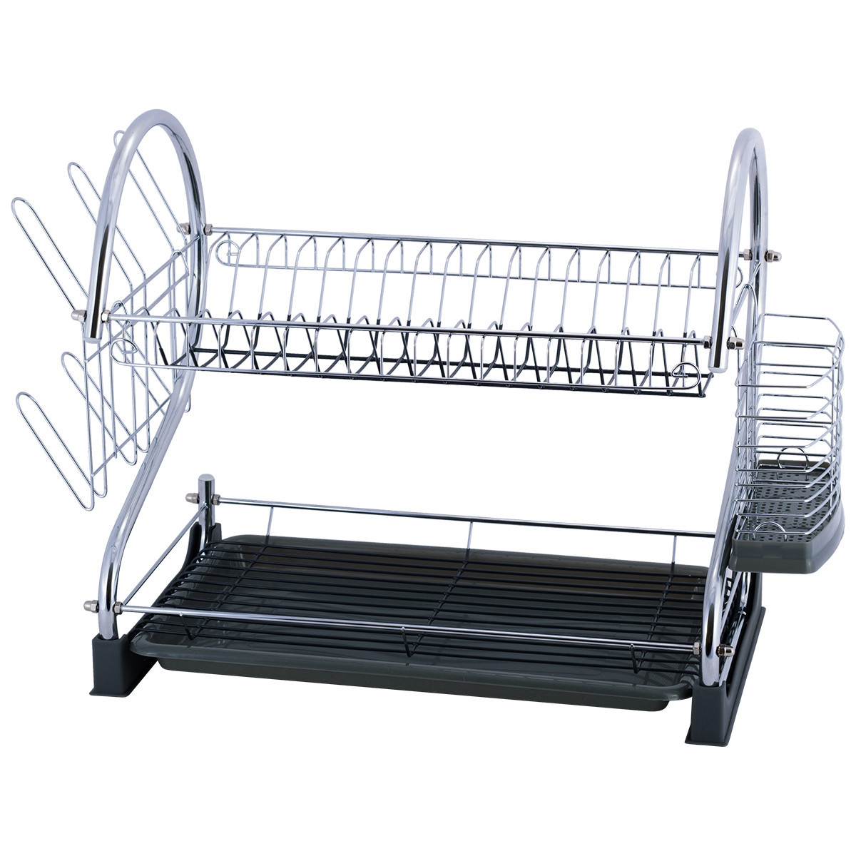 Сушка для посуду Kamille KM-0762В чорна