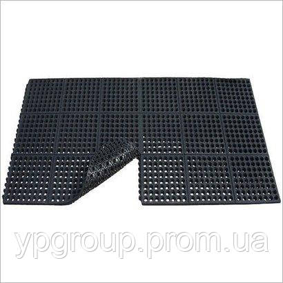 Резиновый напольный секционный коврик СОТА пазл MAT 90см*90см*1,3см (ID ...