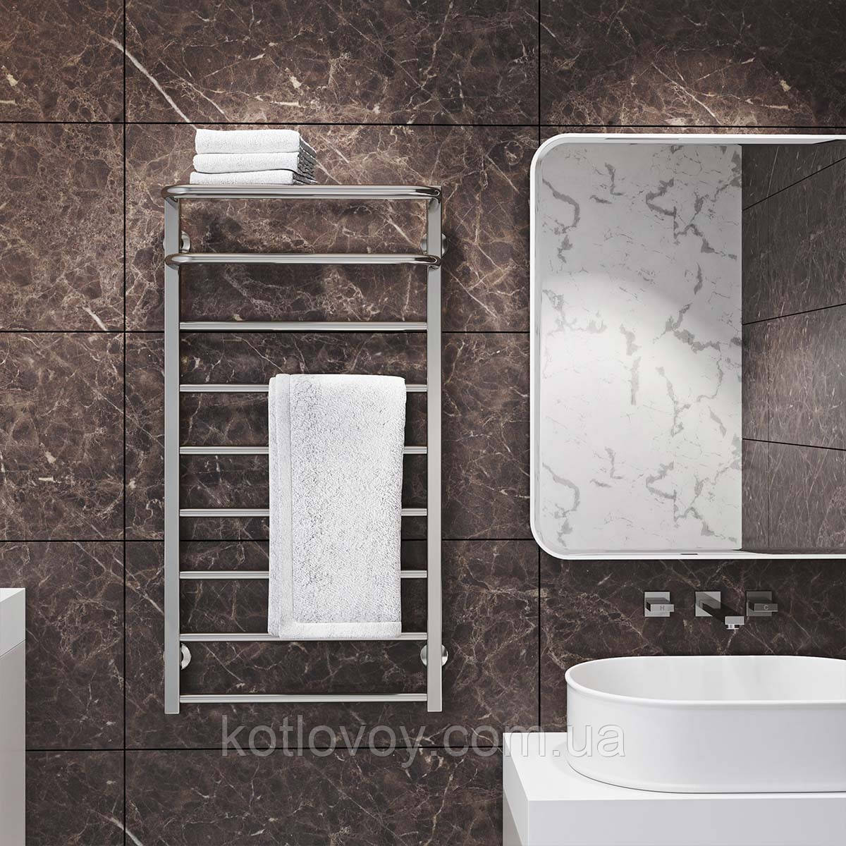 Рушникосушки водяні Люкс Готель П9 500x1000 В бокове підключення