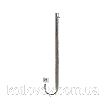 Електричний полотенцесушитель вертикальний Блискавка квадрат 1100/30 Е, фото 1