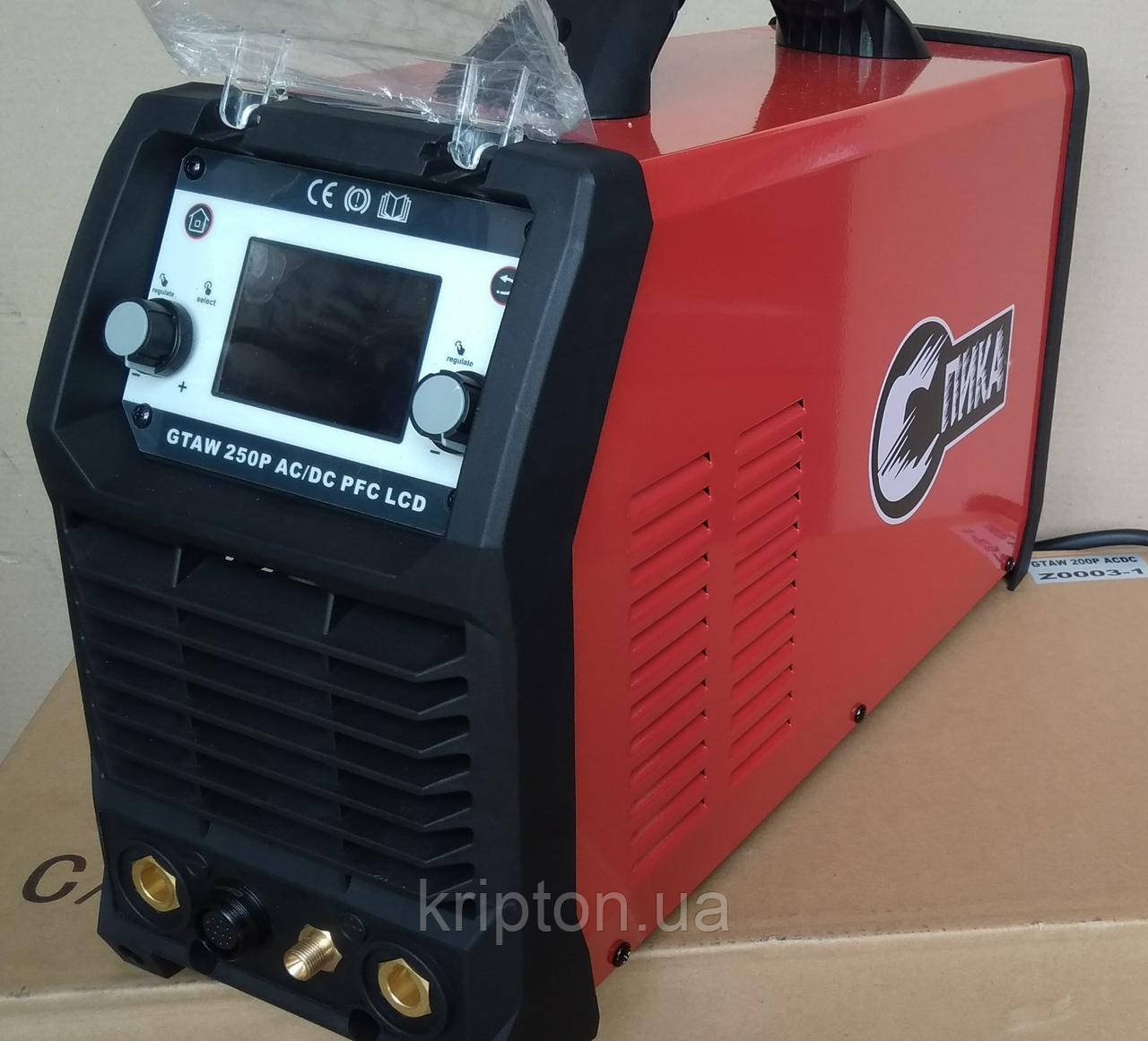 СПІКА GTAW 250P AC/DC PFC LCD Аргонодугового зварювальний інвертор