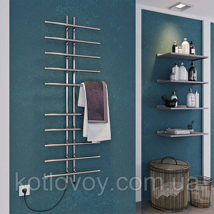 Електричний полотенцесушитель Gray П10 60х1450 Е ліве підключення, фото 1