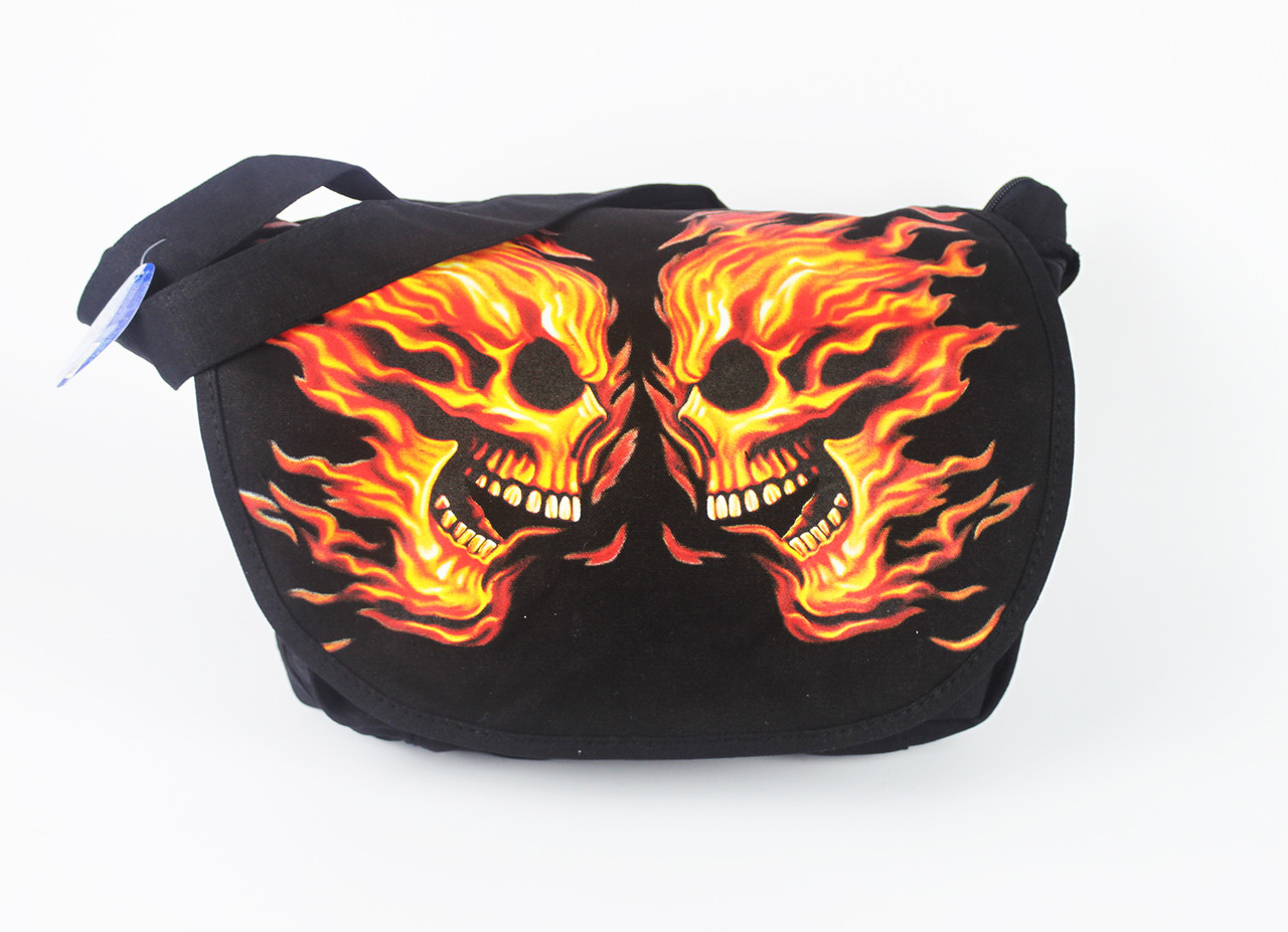 Сумка "Вогняні черепа", фото 1