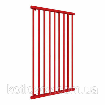 Рушникосушки радіатори Level П9 700х1000 В нижнє підключення (червоний), фото 1
