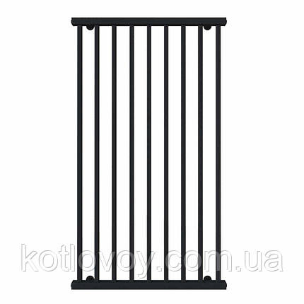 Рушникосушки радіатори Level П9 700х1000 В нижнє підключення (чорний), фото 1