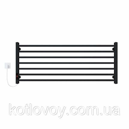 Рушникосушки радіатори Level П7 1200х500 Е ліве підключення (чорний), фото 1